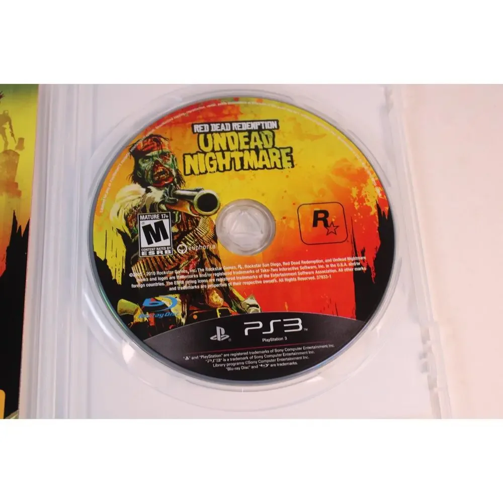 2 games: Red Dead Redemption + Undead Nightmare (Sony PlayStation 3) complete